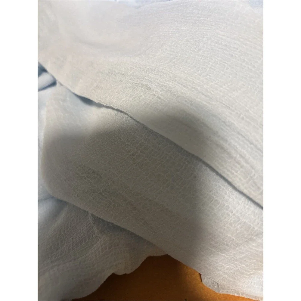 Vero Moda Women Camille Ruffle Detail Slipdress Size Medium New With Flaw Blue - Picture 8 of 8